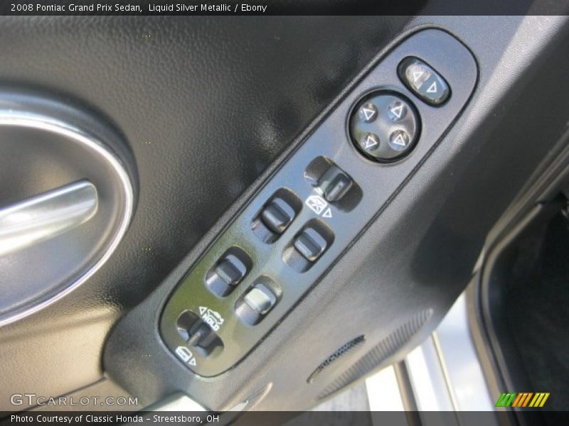 Liquid Silver Metallic / Ebony 2008 Pontiac Grand Prix Sedan