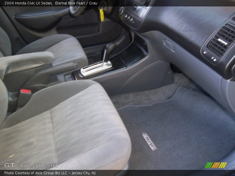 Eternal Blue Pearl / Gray 2004 Honda Civic LX Sedan