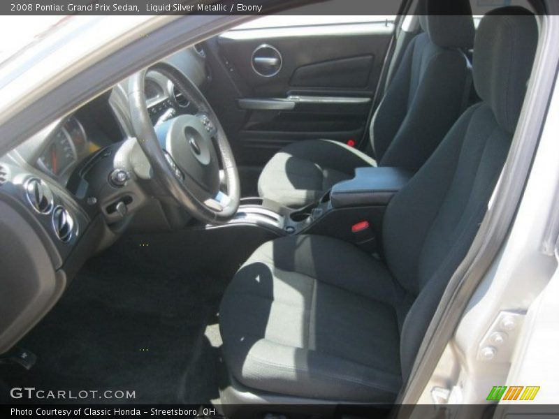 Liquid Silver Metallic / Ebony 2008 Pontiac Grand Prix Sedan