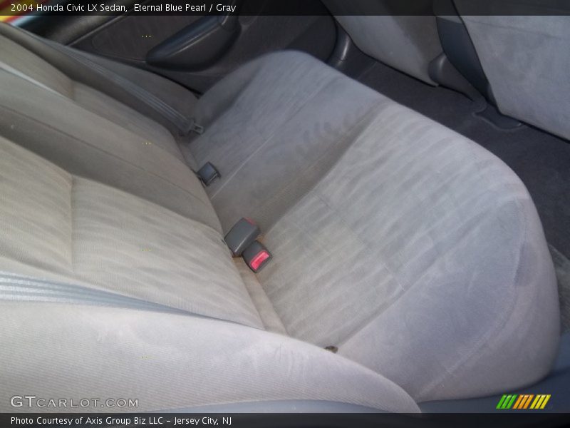 Eternal Blue Pearl / Gray 2004 Honda Civic LX Sedan