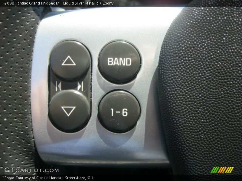 Liquid Silver Metallic / Ebony 2008 Pontiac Grand Prix Sedan
