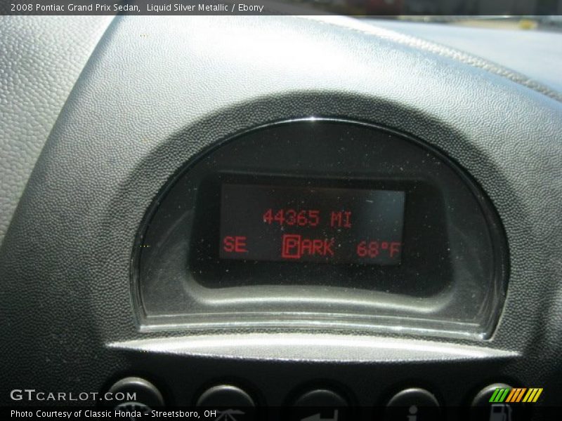 Liquid Silver Metallic / Ebony 2008 Pontiac Grand Prix Sedan
