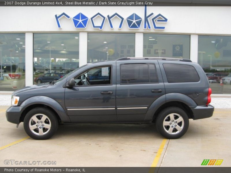 Steel Blue Metallic / Dark Slate Gray/Light Slate Gray 2007 Dodge Durango Limited 4x4