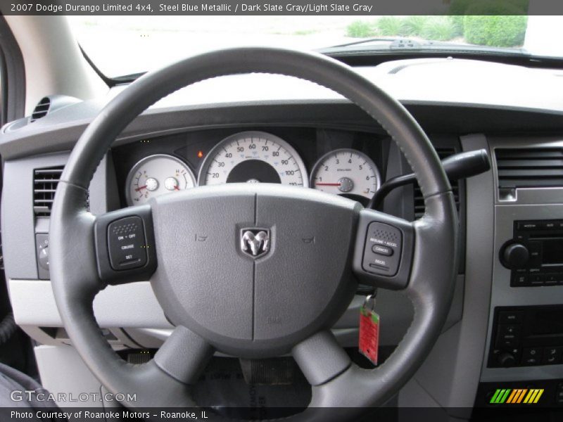 Steel Blue Metallic / Dark Slate Gray/Light Slate Gray 2007 Dodge Durango Limited 4x4