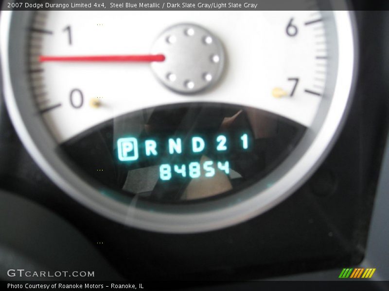 Steel Blue Metallic / Dark Slate Gray/Light Slate Gray 2007 Dodge Durango Limited 4x4