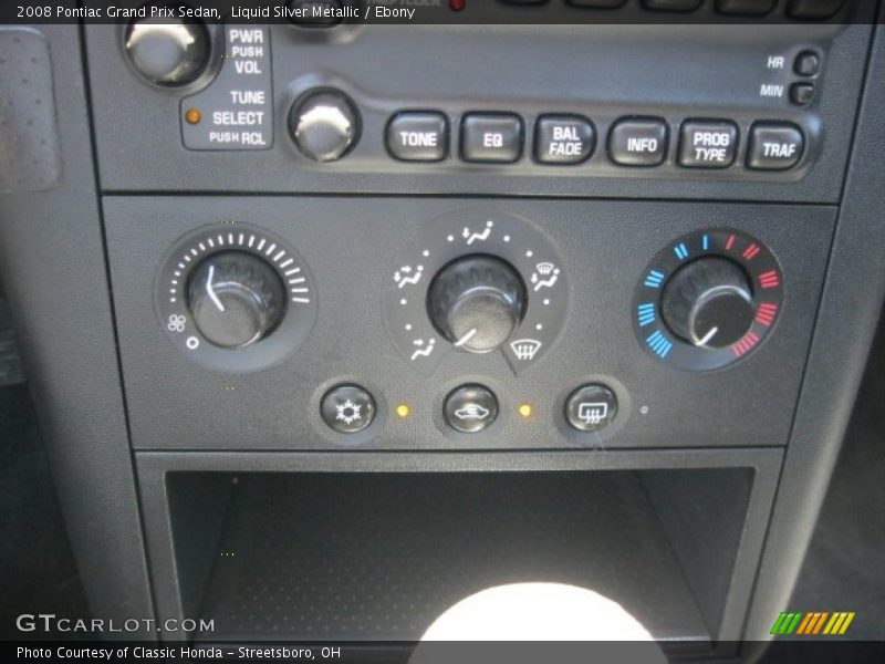 Liquid Silver Metallic / Ebony 2008 Pontiac Grand Prix Sedan