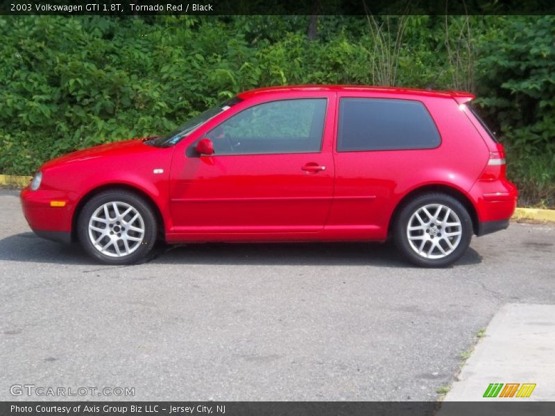 Tornado Red / Black 2003 Volkswagen GTI 1.8T