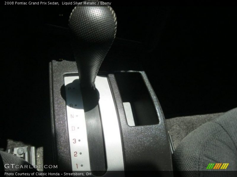 Liquid Silver Metallic / Ebony 2008 Pontiac Grand Prix Sedan