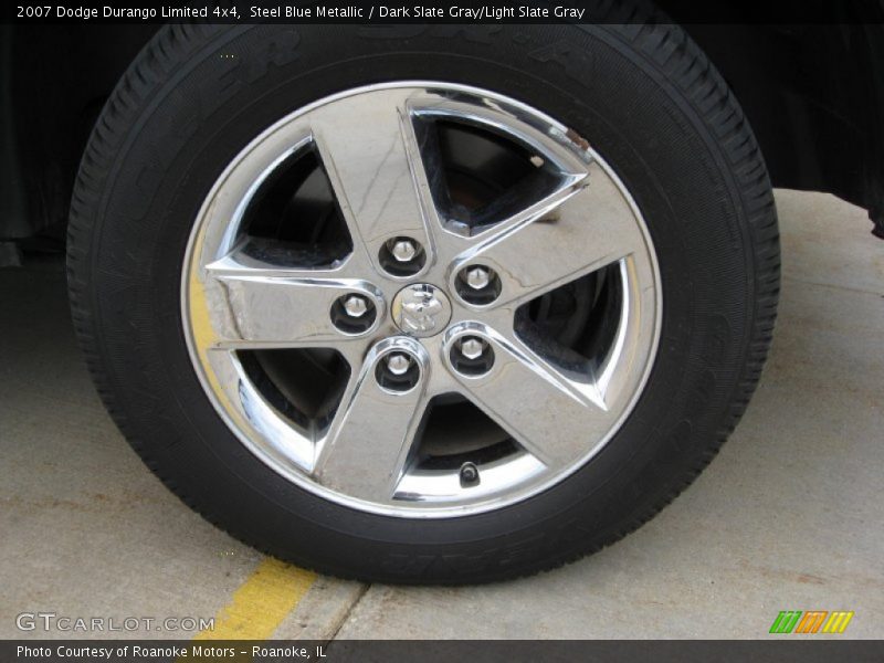 Steel Blue Metallic / Dark Slate Gray/Light Slate Gray 2007 Dodge Durango Limited 4x4