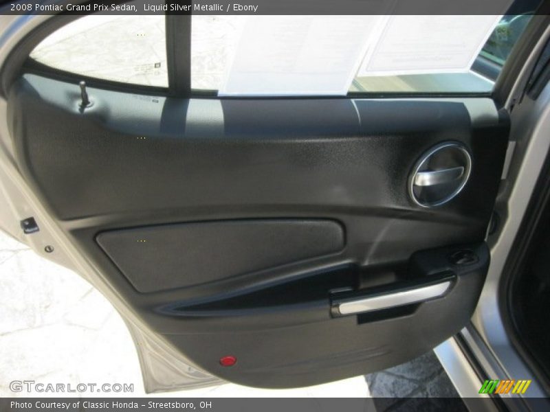 Liquid Silver Metallic / Ebony 2008 Pontiac Grand Prix Sedan