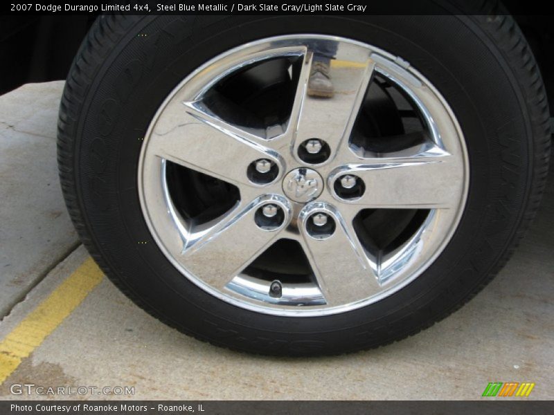 Steel Blue Metallic / Dark Slate Gray/Light Slate Gray 2007 Dodge Durango Limited 4x4