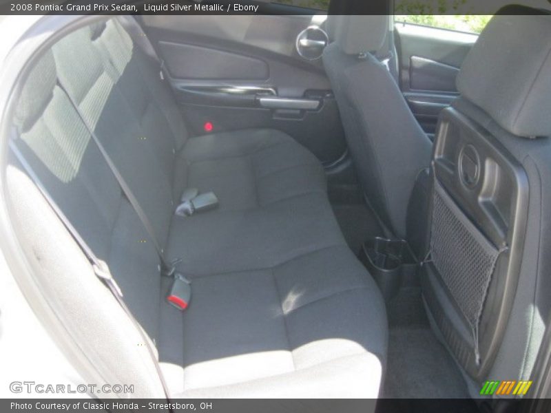 Liquid Silver Metallic / Ebony 2008 Pontiac Grand Prix Sedan