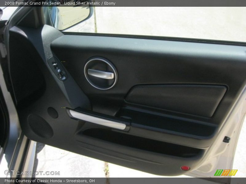 Liquid Silver Metallic / Ebony 2008 Pontiac Grand Prix Sedan
