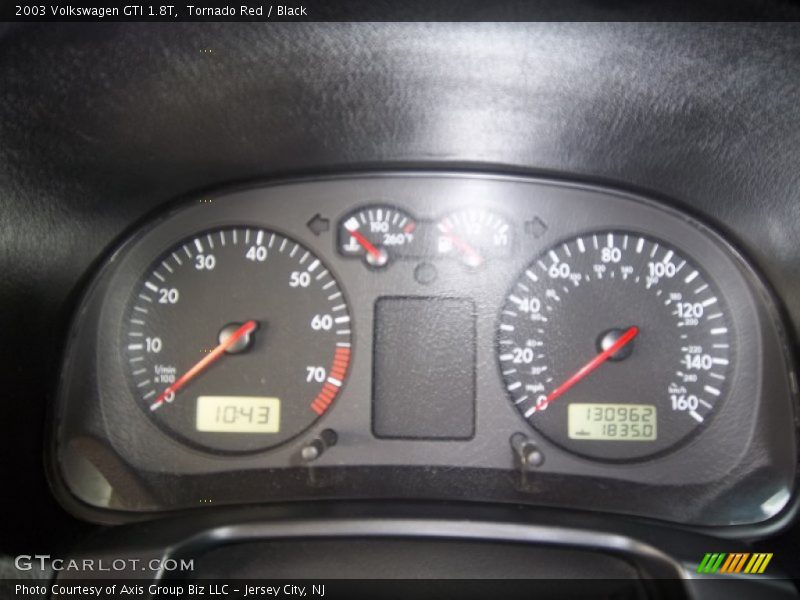 Tornado Red / Black 2003 Volkswagen GTI 1.8T