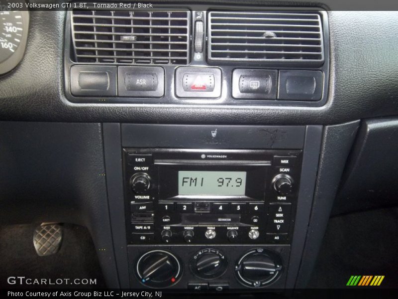 Tornado Red / Black 2003 Volkswagen GTI 1.8T