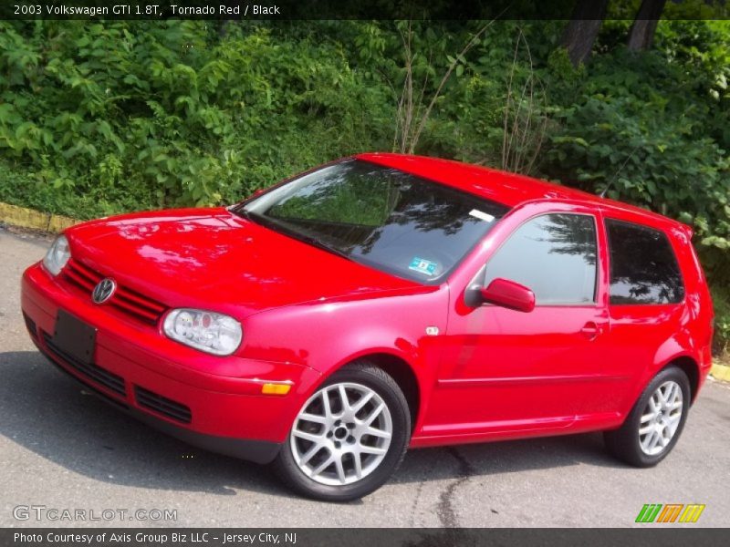 Tornado Red / Black 2003 Volkswagen GTI 1.8T