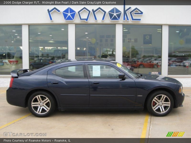 Midnight Blue Pearl / Dark Slate Gray/Light Graystone 2006 Dodge Charger R/T