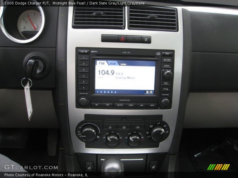 Midnight Blue Pearl / Dark Slate Gray/Light Graystone 2006 Dodge Charger R/T