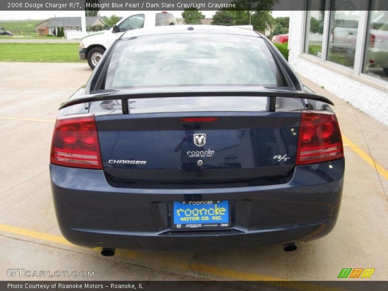 Midnight Blue Pearl / Dark Slate Gray/Light Graystone 2006 Dodge Charger R/T