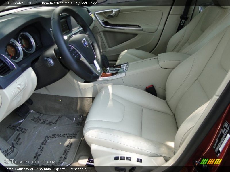  2012 S60 T5 Soft Beige Interior