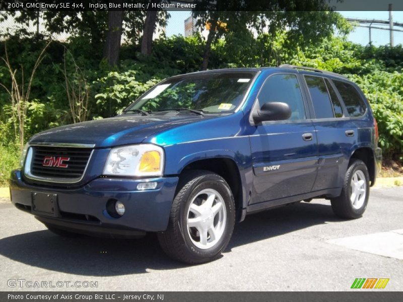 Indigo Blue Metallic / Medium Pewter 2004 GMC Envoy SLE 4x4