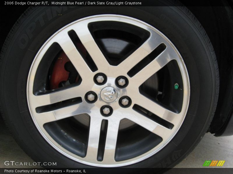 Midnight Blue Pearl / Dark Slate Gray/Light Graystone 2006 Dodge Charger R/T