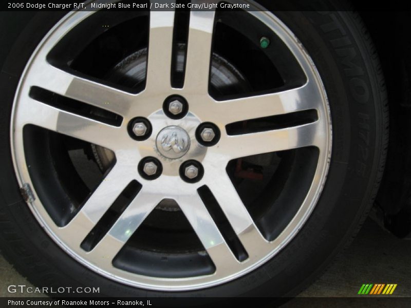 Midnight Blue Pearl / Dark Slate Gray/Light Graystone 2006 Dodge Charger R/T