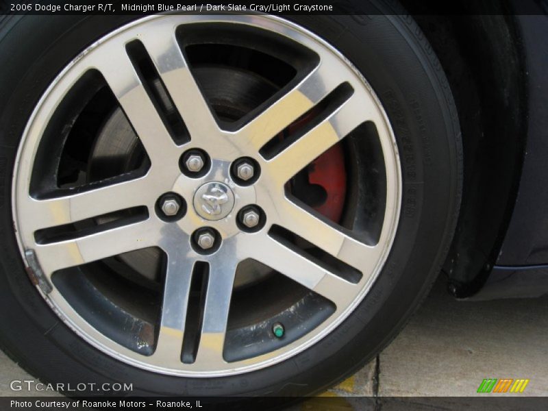 Midnight Blue Pearl / Dark Slate Gray/Light Graystone 2006 Dodge Charger R/T