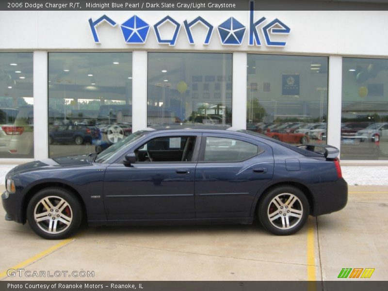Midnight Blue Pearl / Dark Slate Gray/Light Graystone 2006 Dodge Charger R/T