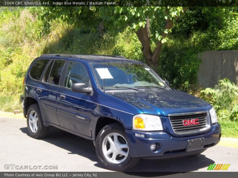 Indigo Blue Metallic / Medium Pewter 2004 GMC Envoy SLE 4x4