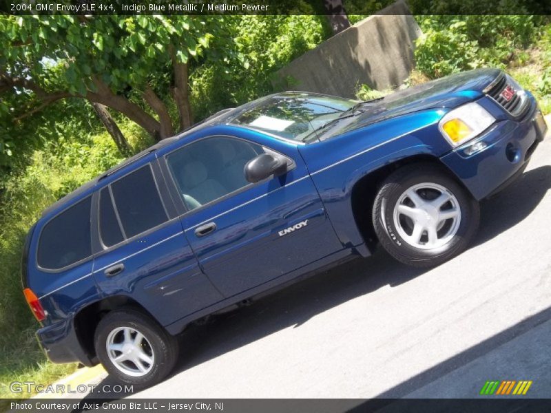 Indigo Blue Metallic / Medium Pewter 2004 GMC Envoy SLE 4x4