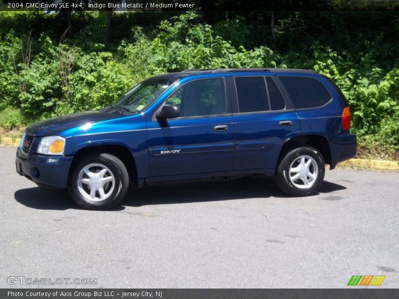 Indigo Blue Metallic / Medium Pewter 2004 GMC Envoy SLE 4x4