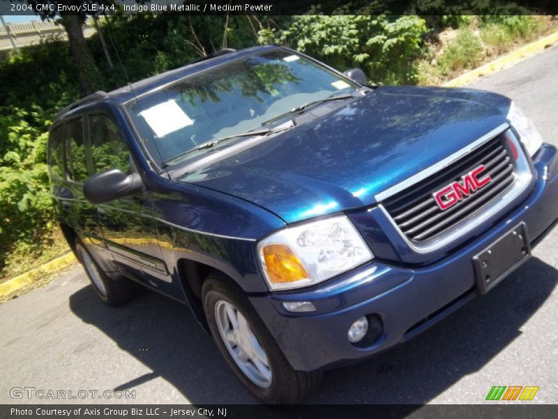 Indigo Blue Metallic / Medium Pewter 2004 GMC Envoy SLE 4x4
