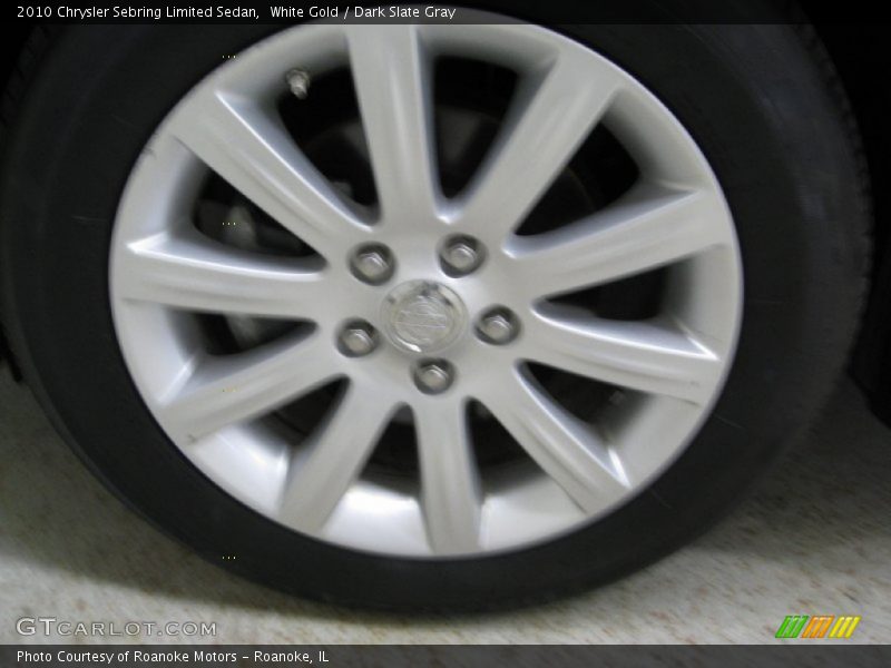 White Gold / Dark Slate Gray 2010 Chrysler Sebring Limited Sedan
