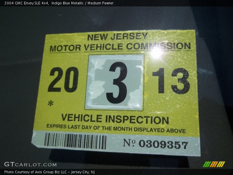 Indigo Blue Metallic / Medium Pewter 2004 GMC Envoy SLE 4x4