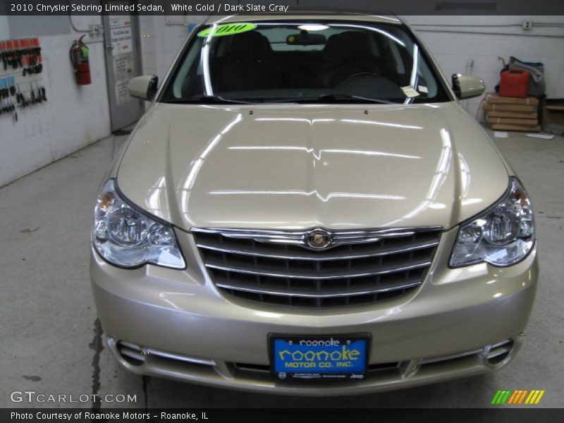 White Gold / Dark Slate Gray 2010 Chrysler Sebring Limited Sedan