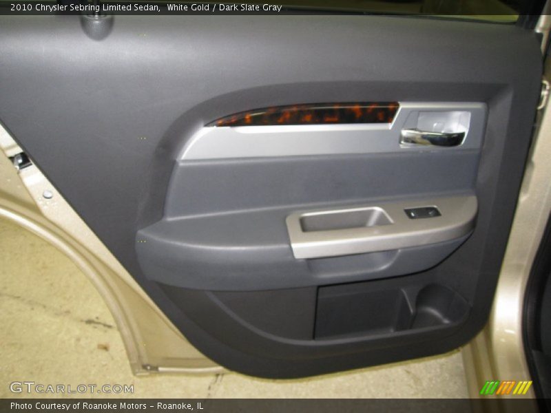 White Gold / Dark Slate Gray 2010 Chrysler Sebring Limited Sedan