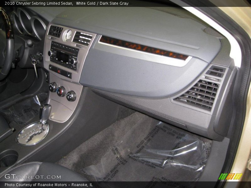 White Gold / Dark Slate Gray 2010 Chrysler Sebring Limited Sedan