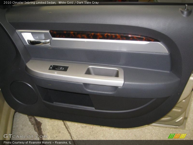 White Gold / Dark Slate Gray 2010 Chrysler Sebring Limited Sedan