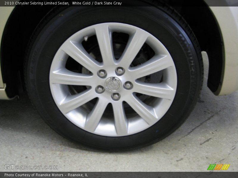 White Gold / Dark Slate Gray 2010 Chrysler Sebring Limited Sedan