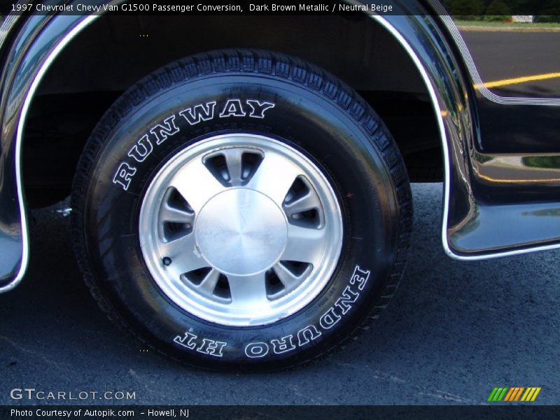 Dark Brown Metallic / Neutral Beige 1997 Chevrolet Chevy Van G1500 Passenger Conversion