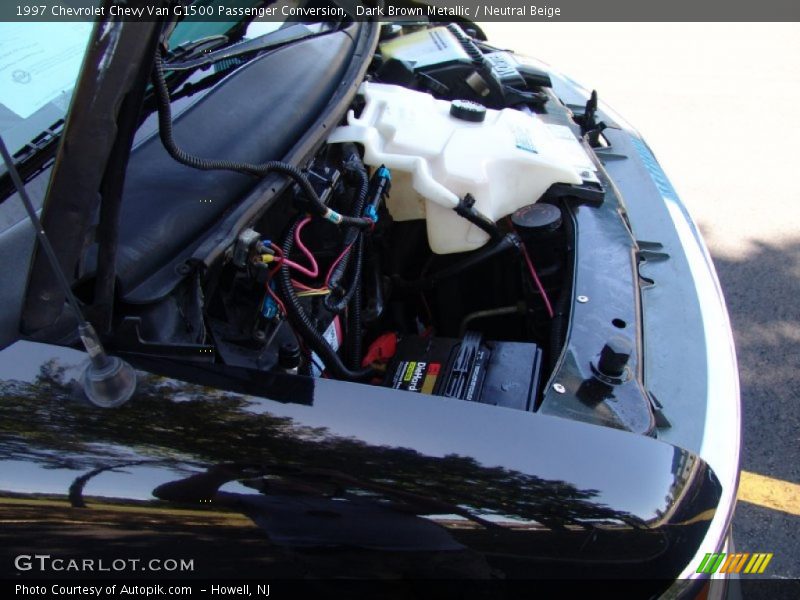 Dark Brown Metallic / Neutral Beige 1997 Chevrolet Chevy Van G1500 Passenger Conversion