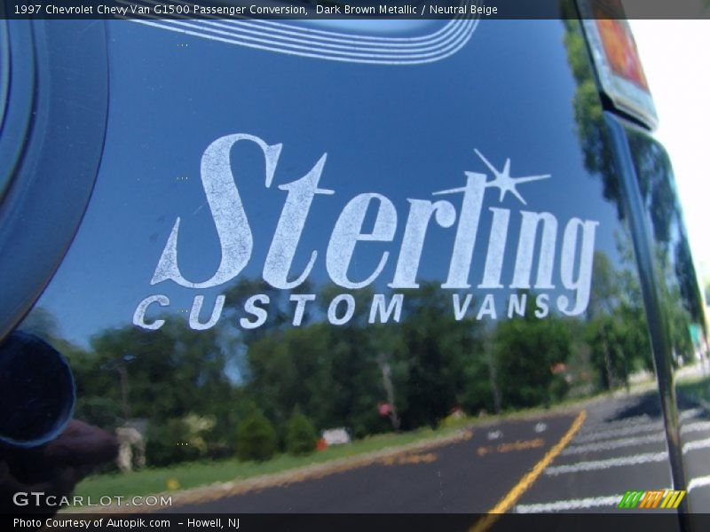Dark Brown Metallic / Neutral Beige 1997 Chevrolet Chevy Van G1500 Passenger Conversion