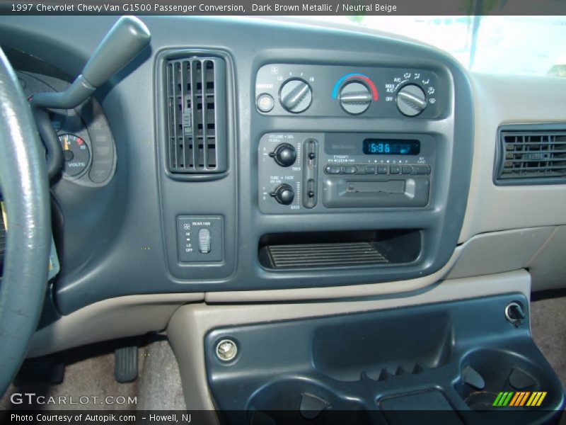 Dark Brown Metallic / Neutral Beige 1997 Chevrolet Chevy Van G1500 Passenger Conversion