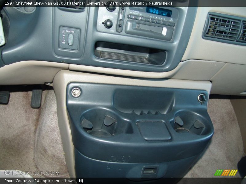 Dark Brown Metallic / Neutral Beige 1997 Chevrolet Chevy Van G1500 Passenger Conversion