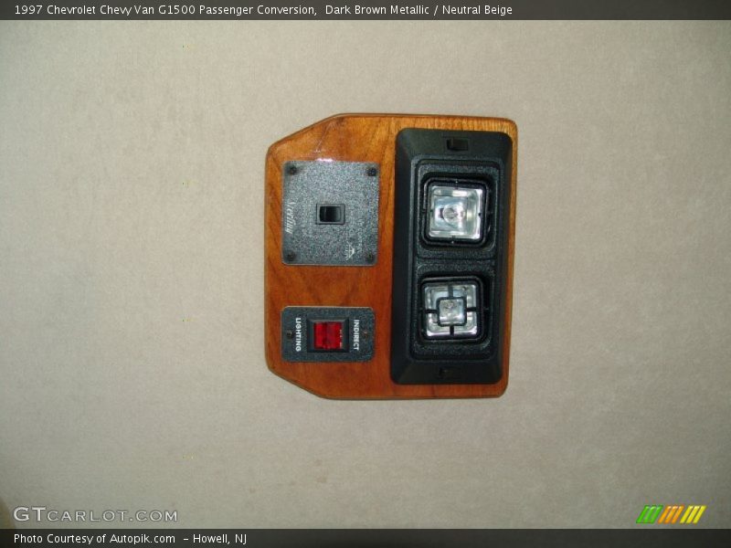 Dark Brown Metallic / Neutral Beige 1997 Chevrolet Chevy Van G1500 Passenger Conversion