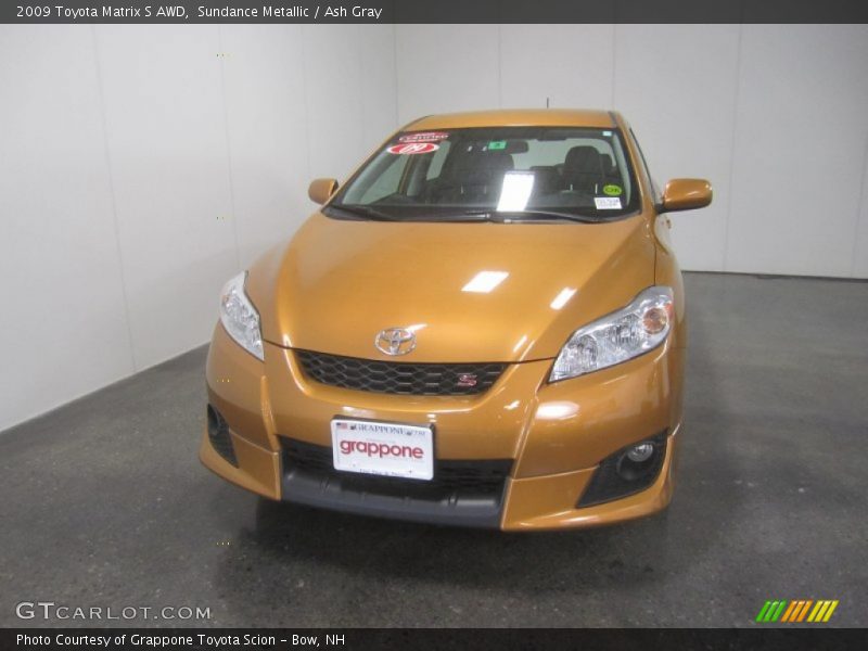 Sundance Metallic / Ash Gray 2009 Toyota Matrix S AWD