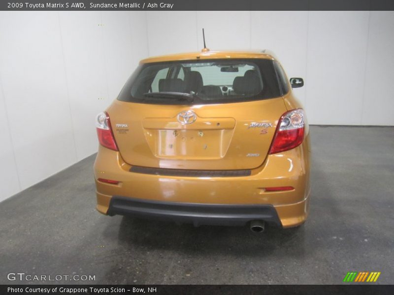 Sundance Metallic / Ash Gray 2009 Toyota Matrix S AWD