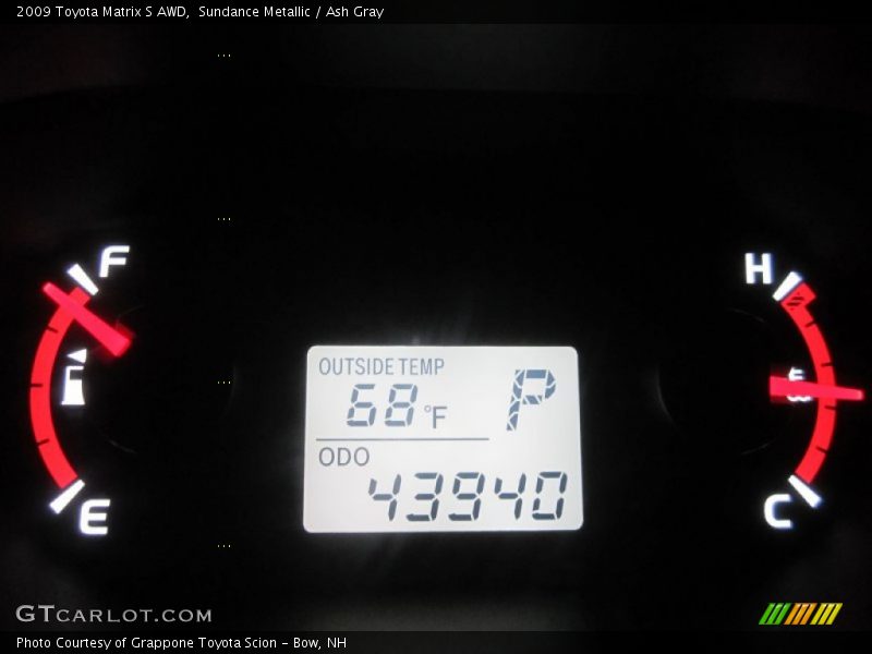Sundance Metallic / Ash Gray 2009 Toyota Matrix S AWD