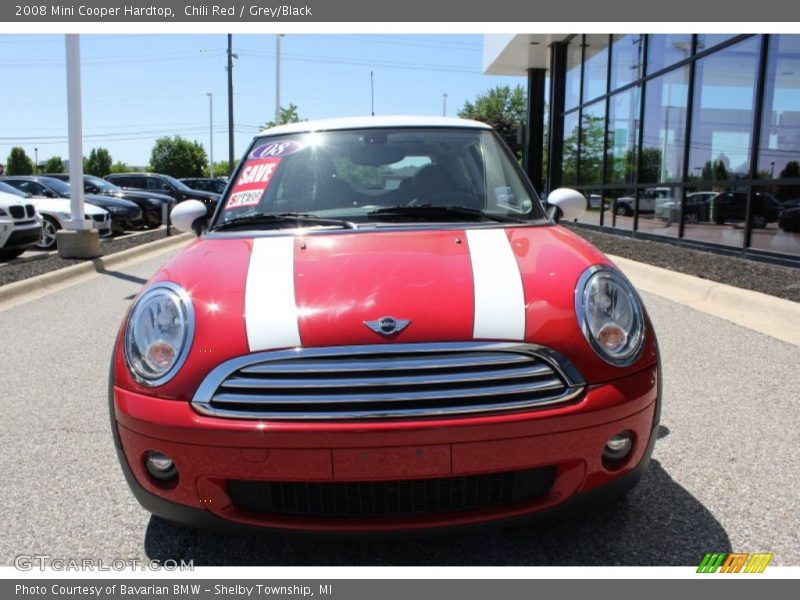 Chili Red / Grey/Black 2008 Mini Cooper Hardtop